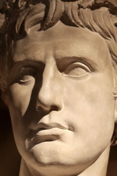 Italian Classical Plaster Bust of Augustus, circa 1950