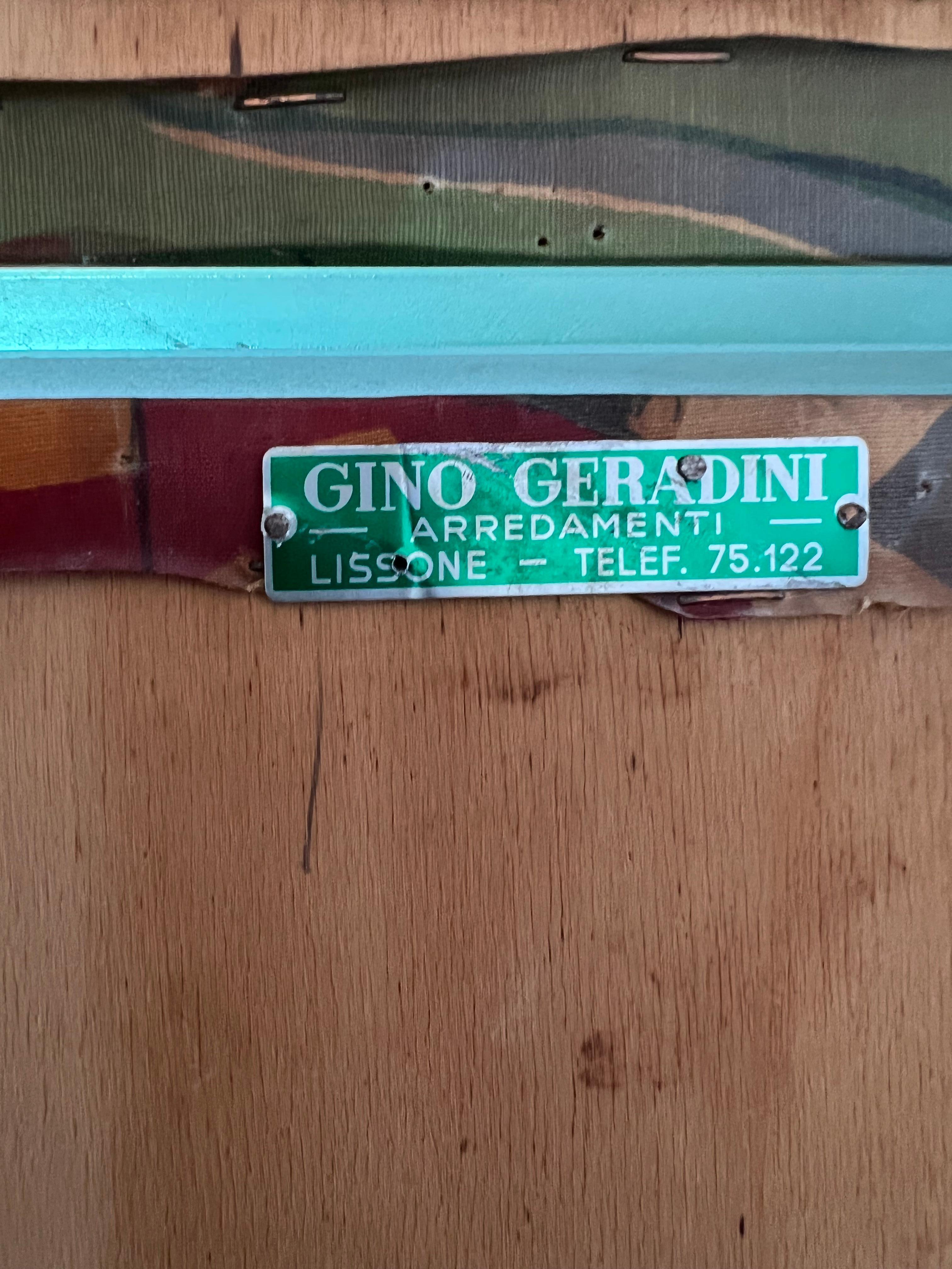 Italian Coat Rack by Gino Geradini inspired by Paul Gauguin 1950 For Sale 6