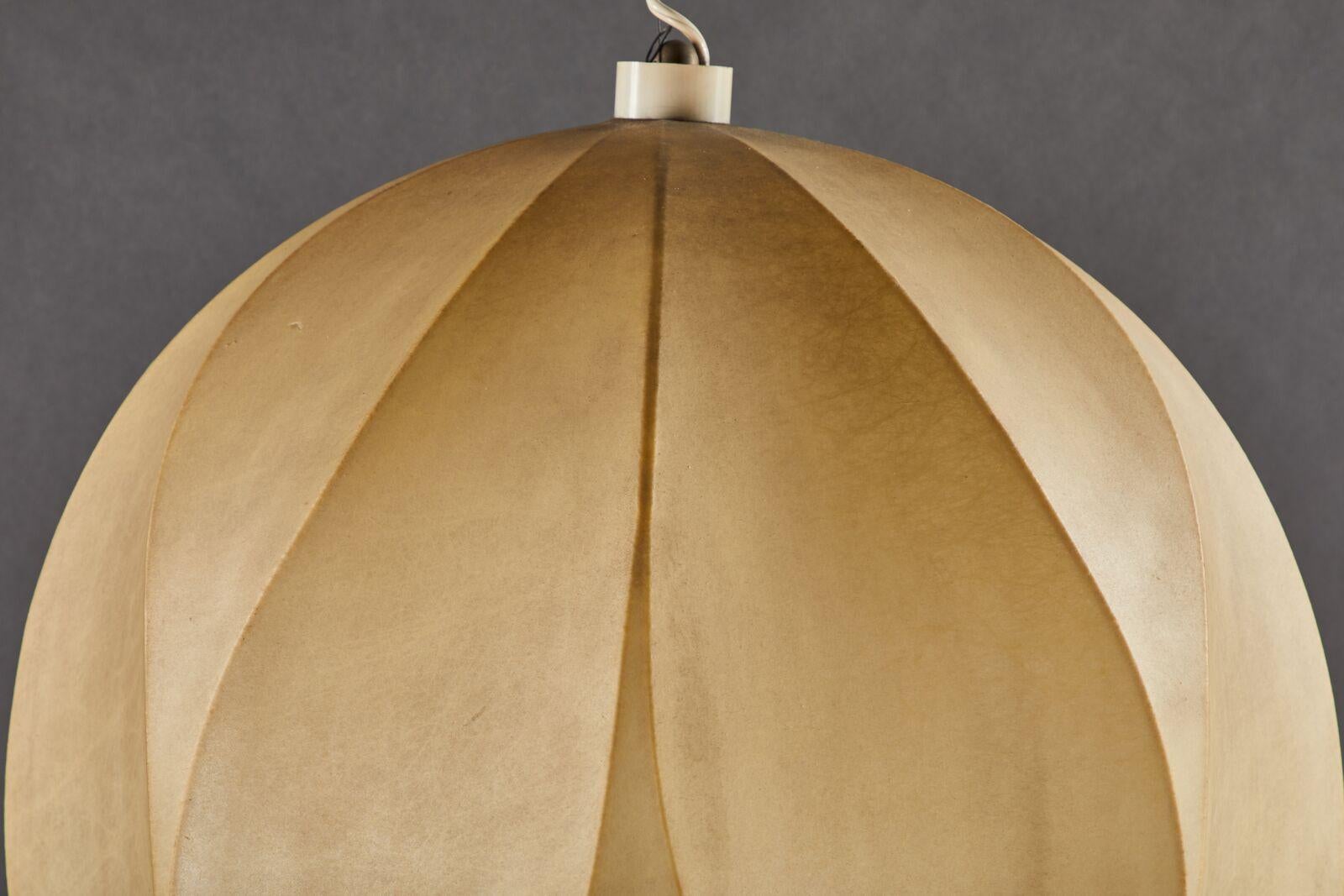 Powder-Coated Italian Cocoon Pendant Lamp in the Manner of Pier and Achille Castiglioni