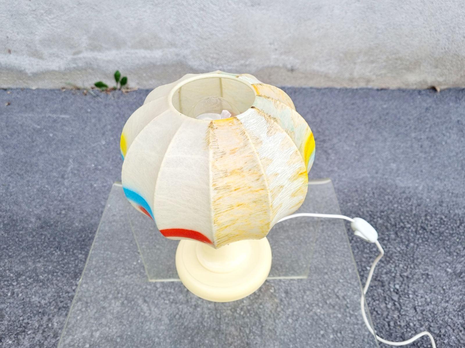 Lámpara de sobremesa italiana Cocoon de Achille and Pier Giacomo Castiglioni para Licht Studio Italiano en venta