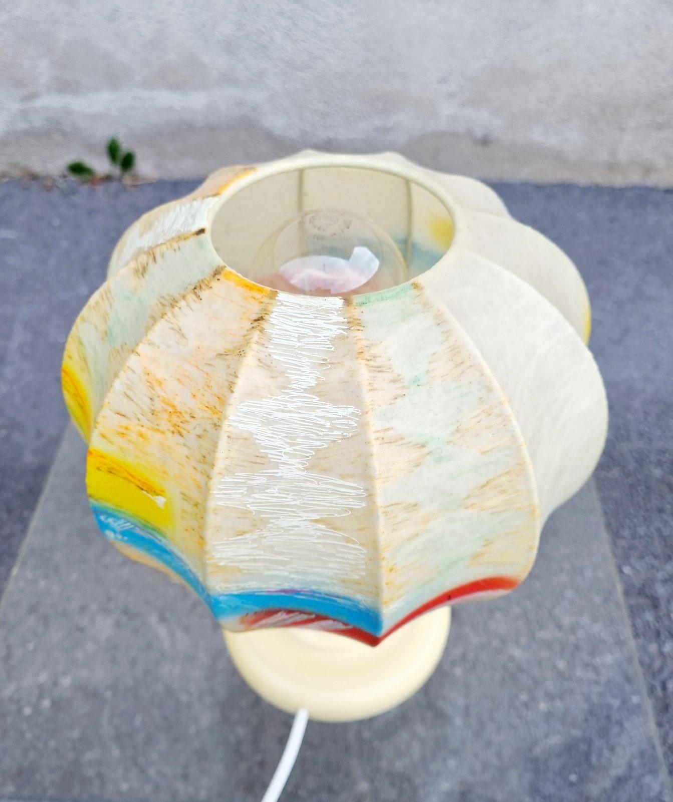 Lámpara de sobremesa italiana Cocoon de Achille and Pier Giacomo Castiglioni para Licht Studio Metal en venta