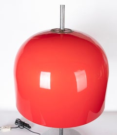 Italian Codialpo Methacrylate Lamp with Steel Base and Shade