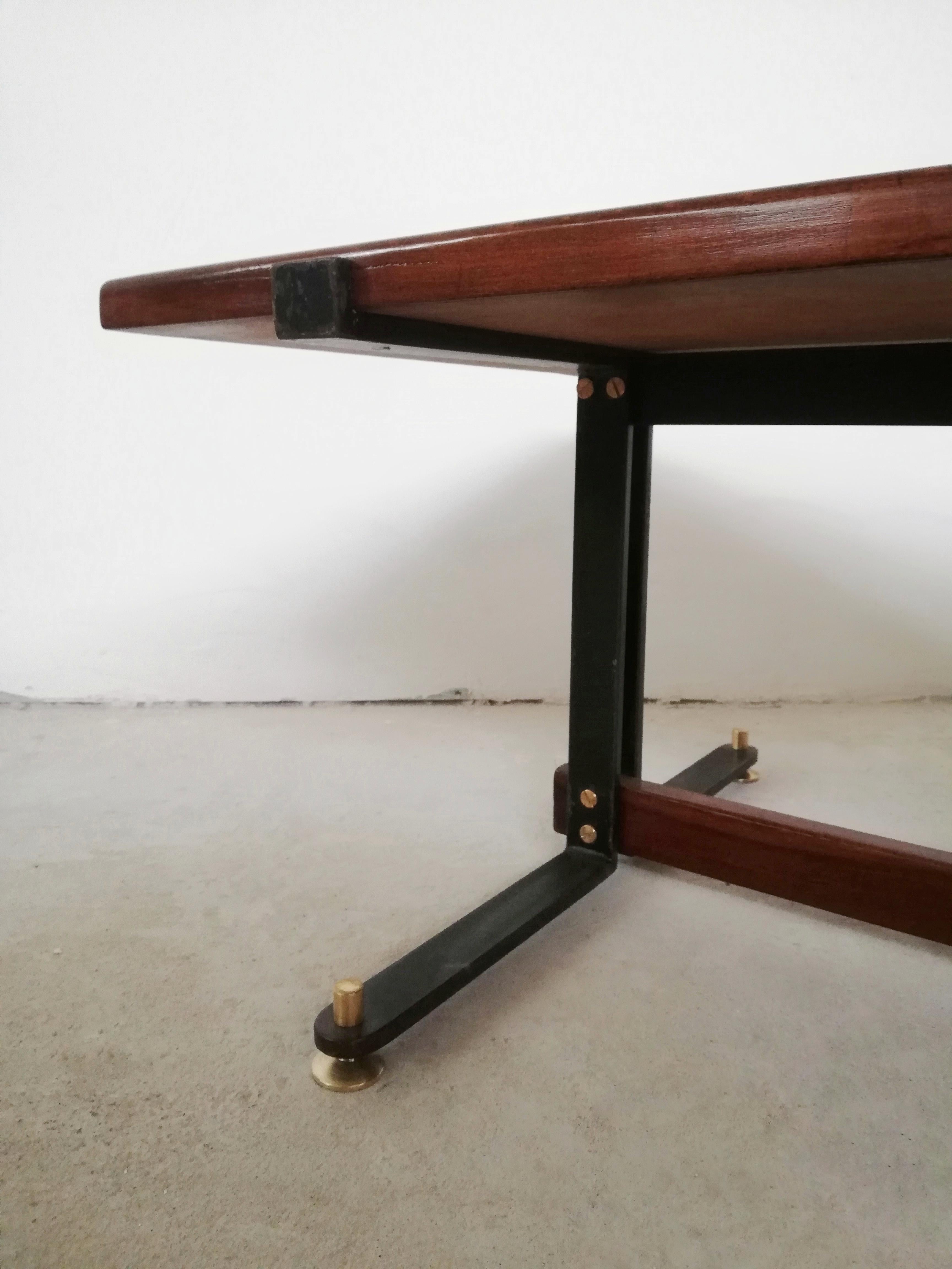 Table basse italienne dans le style de Paolo De Poli  en cuivre émaillé en vente 9