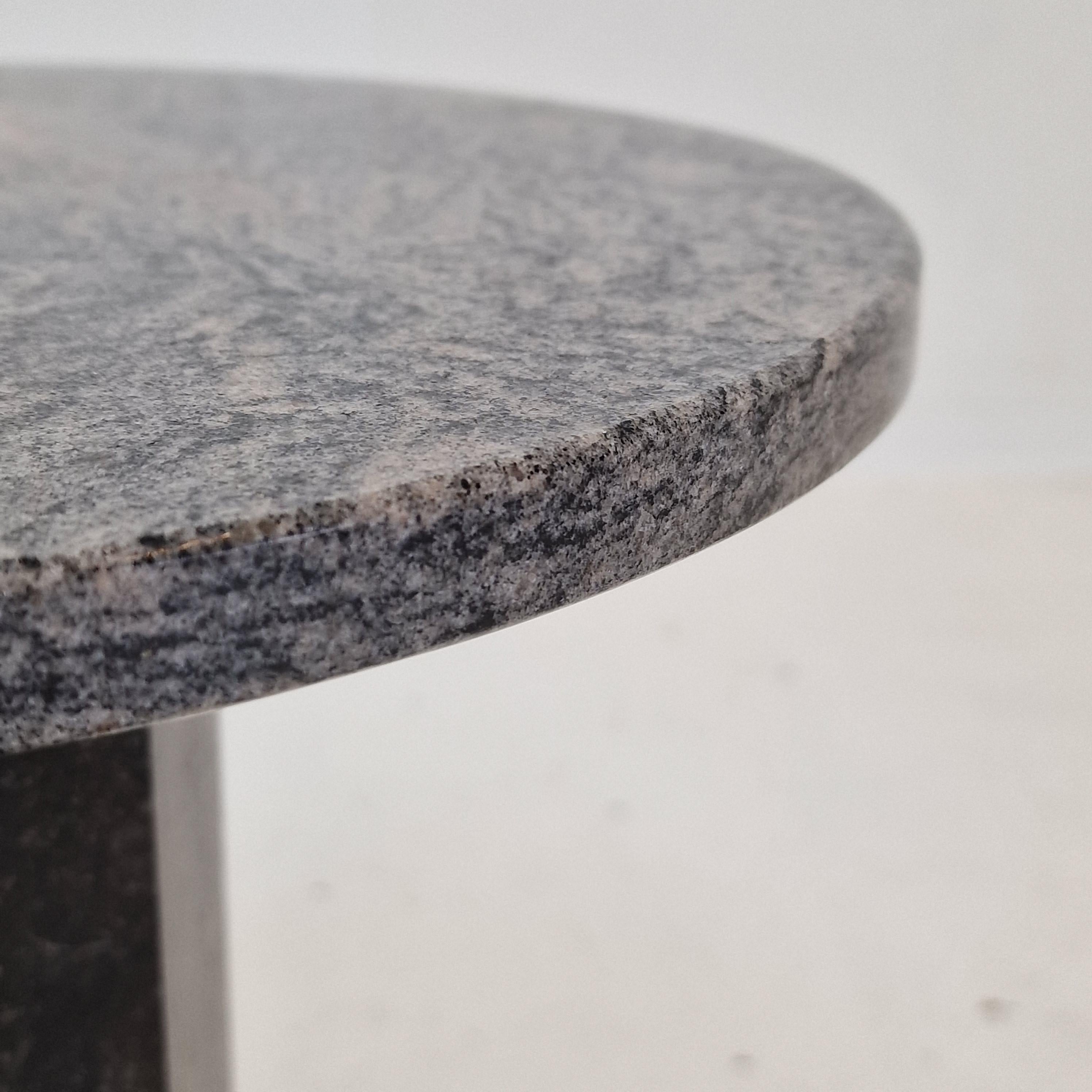 Italian Coffee or Side Table in Granite, 1980s For Sale 3
