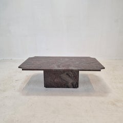 Italian Coffee or Side Table in Granite, 1980s