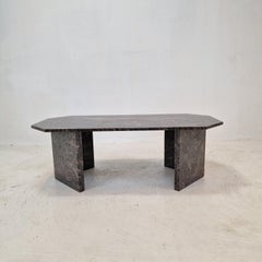 Italian Coffee or Side Table in Granite, 1980s