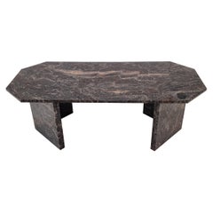 Table basse ou d'appoint italienne en granit, années 1980