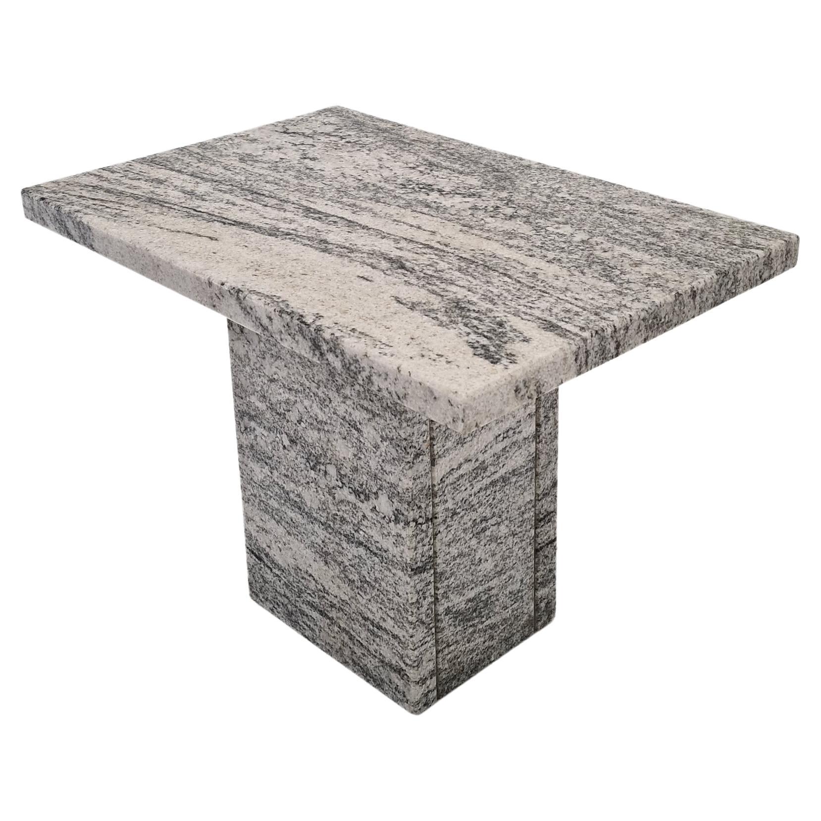 Italian Coffee or Side Table in Granite, 1980s