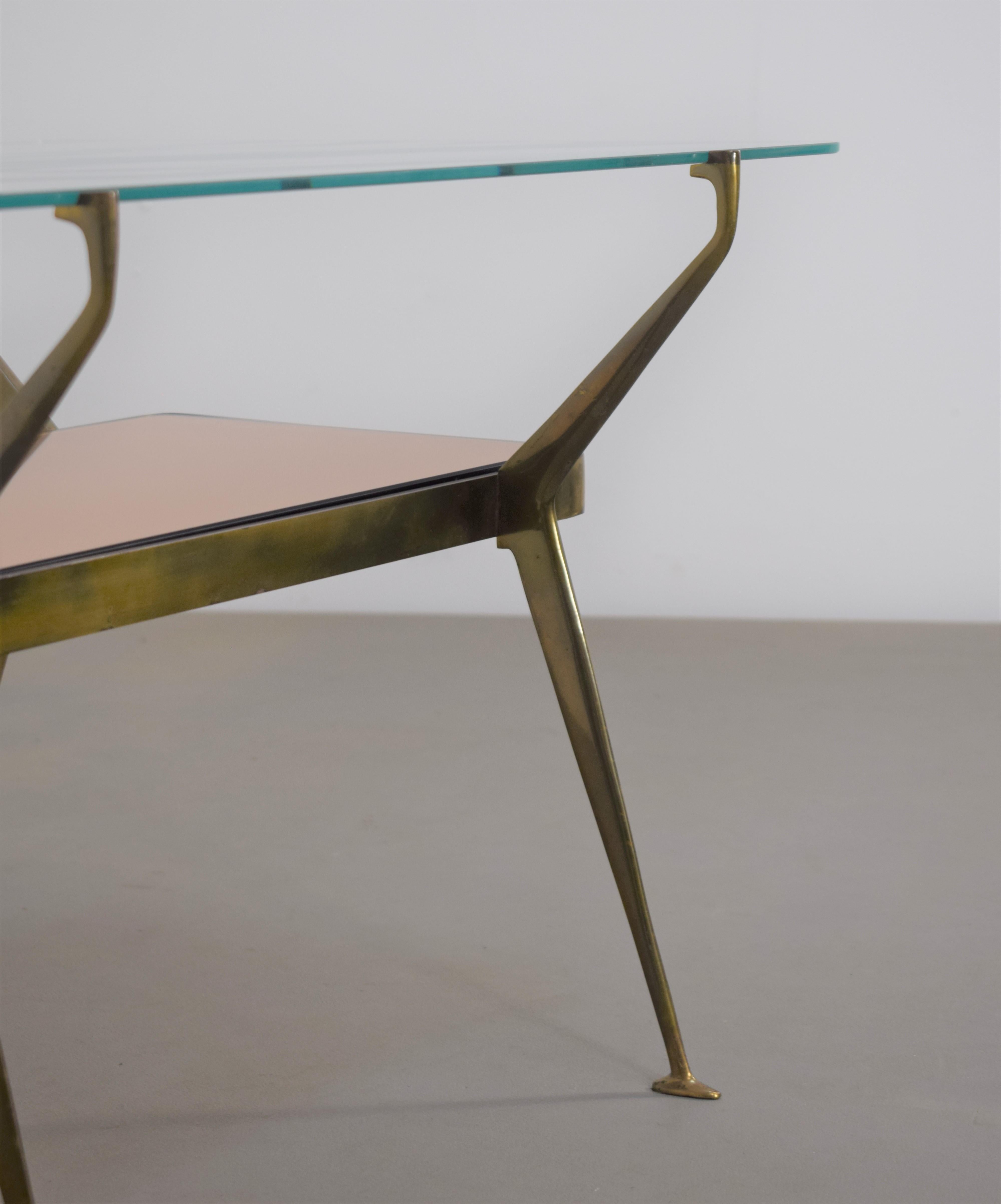 Mid-20th Century Italian Coffee Table by Cesare Lacca, 1950s