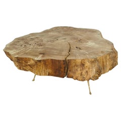 Italian Coffee Table by Gimo Fero in Style of Gorge Nakashima