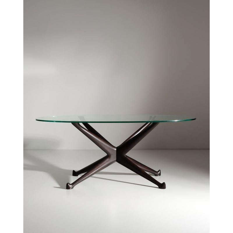 Italian mid-century coffee table by Ico Parisi for Ariberto Colombo, c.1950s.

Wood, cut crystal

Dimension: W 121 x D 55 x H 49 cm.
   