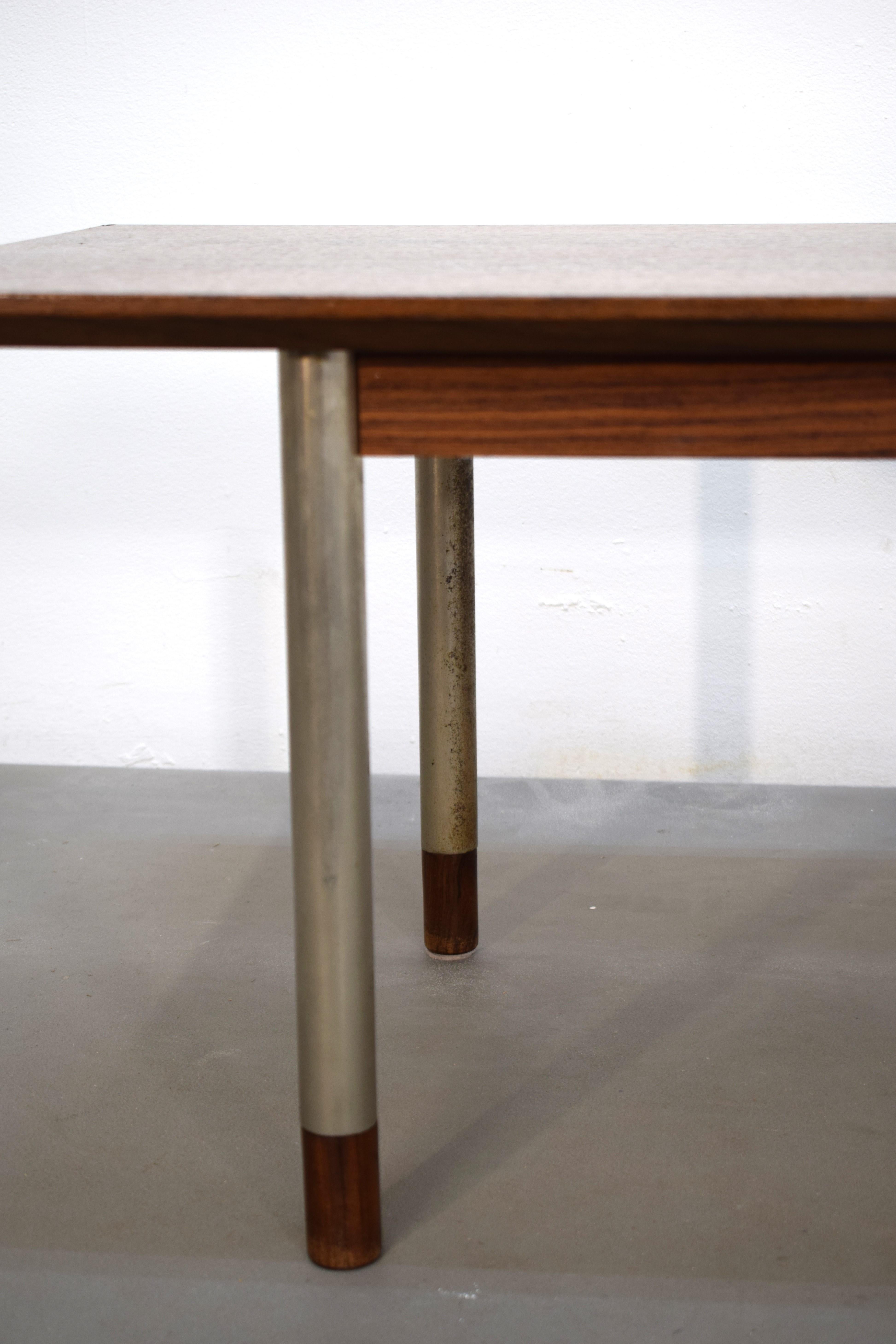 Steel Italian coffee table by Sibast, 1960s For Sale