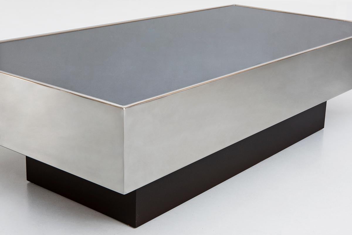 Italian Coffee Table by Willy Rizzo for Cidue, 1970s In Excellent Condition In MIlano, IT