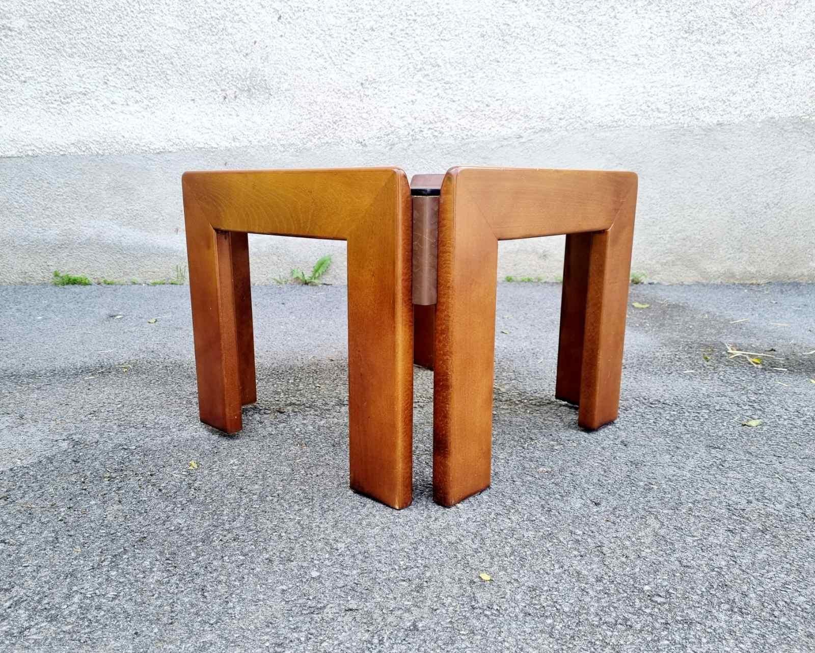 Table basse italienne conçue par Afra & Tobia Scarpa, Italie, années 60 en vente 8