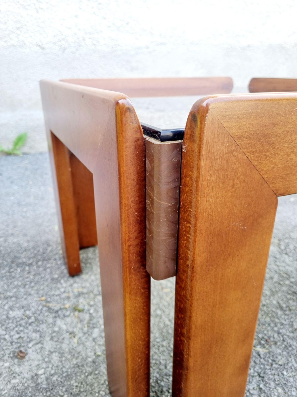 Table basse italienne conçue par Afra & Tobia Scarpa, Italie, années 60 en vente 2