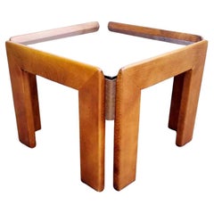 Mesa de centro italiana Diseñada por Afra & Tobia Scarpa, Italia Años 60