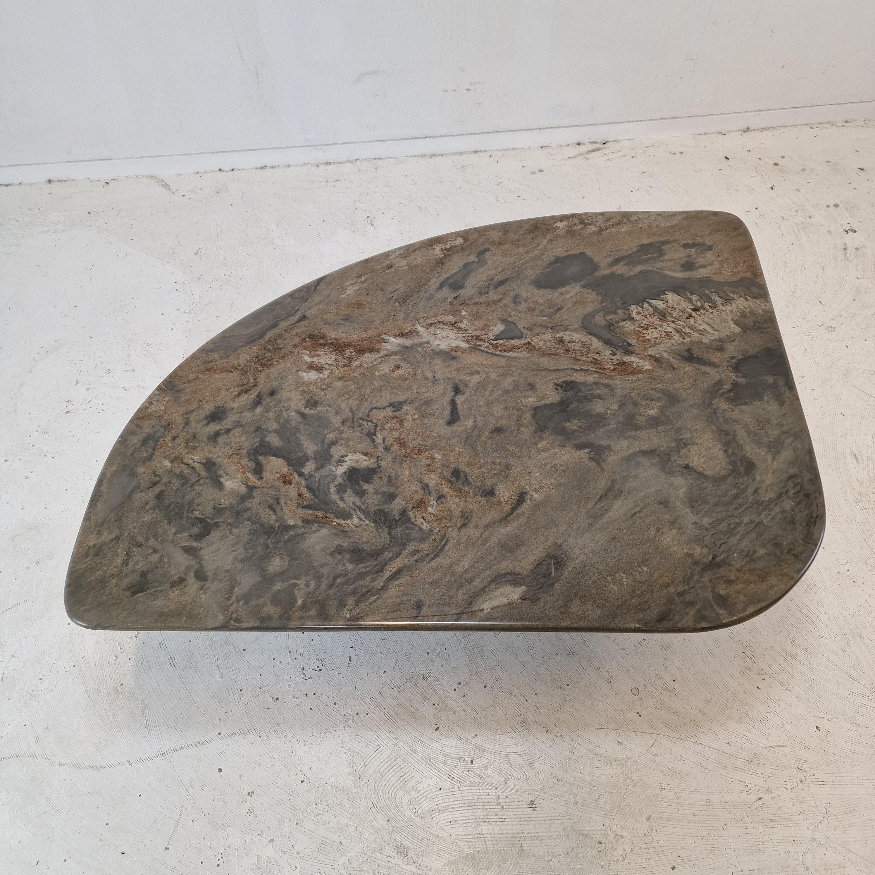 Italian Coffee Table in Granite, 1980s 4