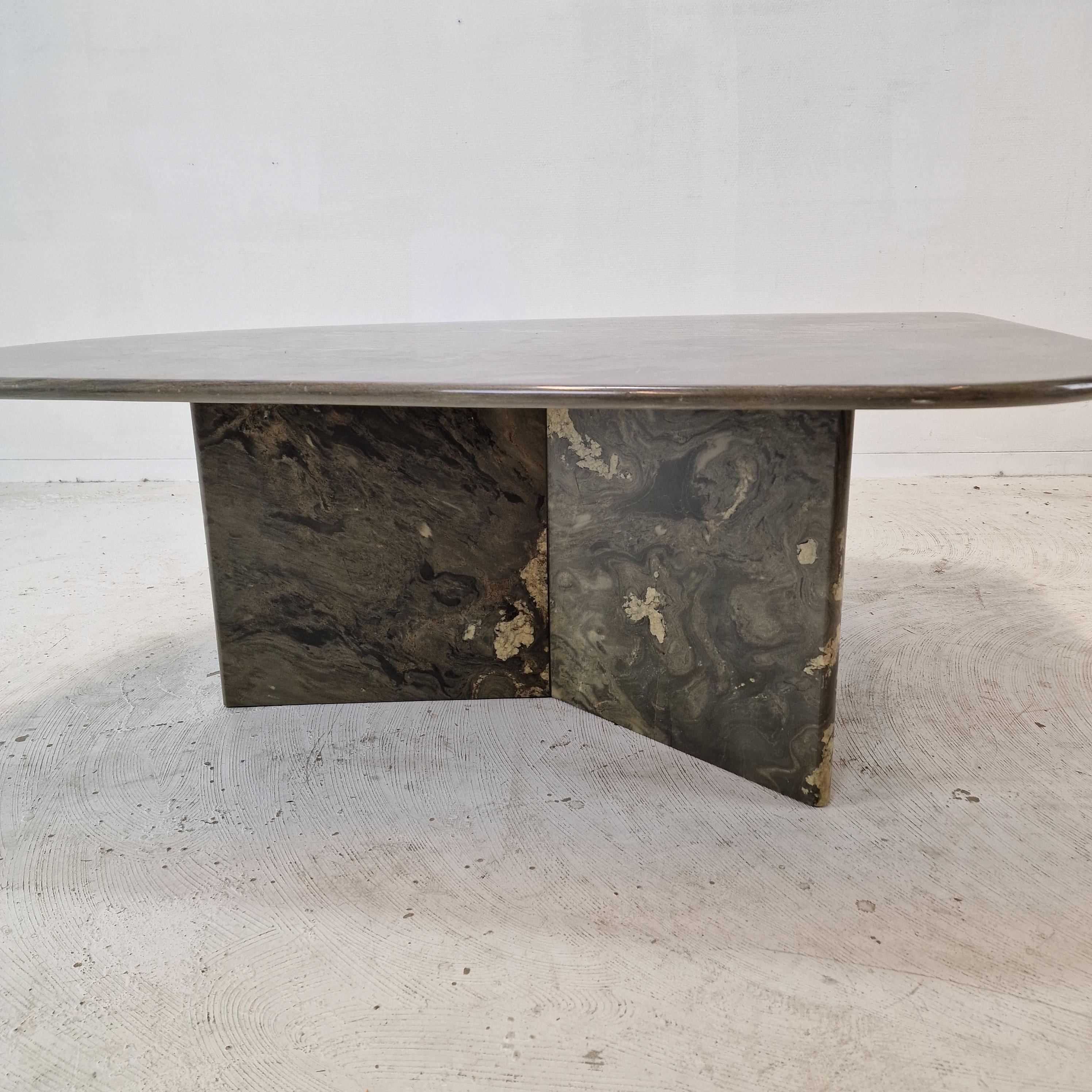 Italian Coffee Table in Granite, 1980s 6