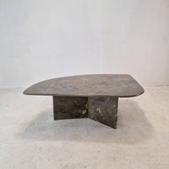 Table basse italienne en granit, années 1980