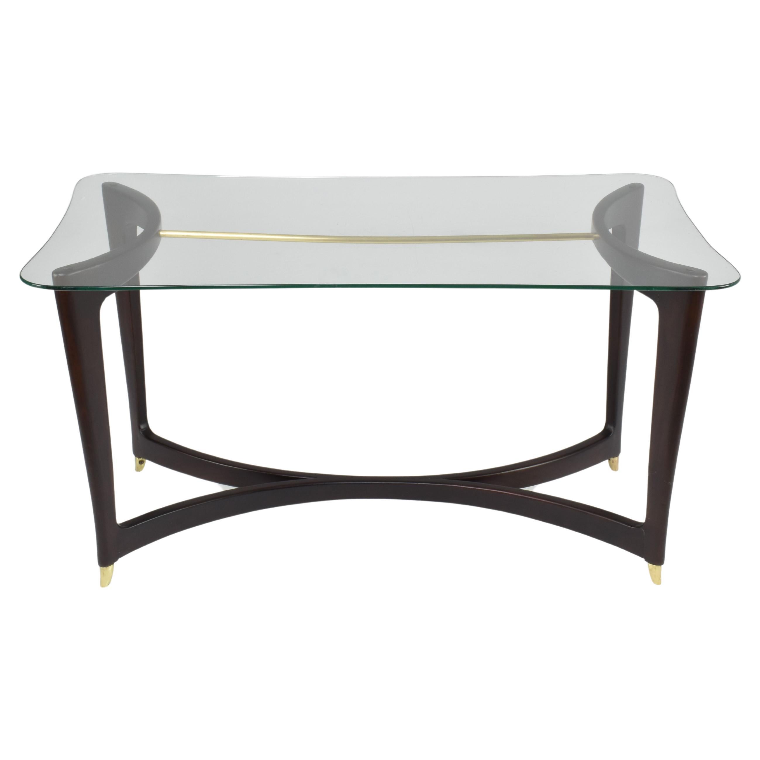 Table basse italienne dans le style Guglielmo Ulrich, années 1950 en vente