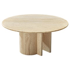 Italian Coffee Table in Travertine Italian Coffee Table in Travertine