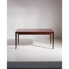 Italienischer Couchtisch aus Walnussholz von Osvaldo Borsani, ca. 1950er Jahre