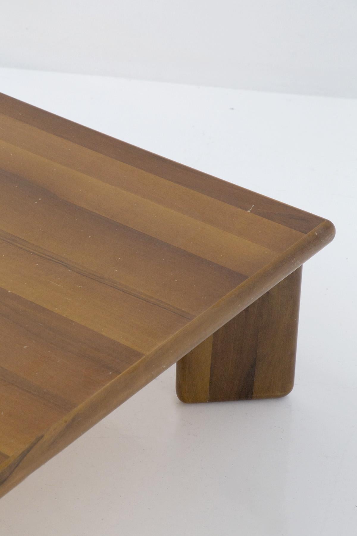 Wood Italian Coffee table Saporro for Mobil Girgi For Sale