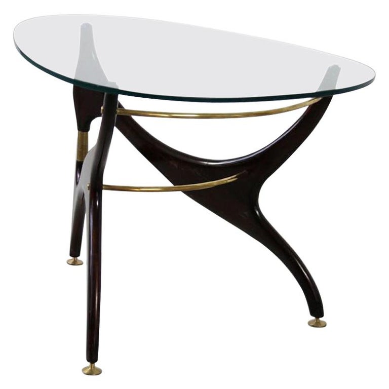 Italian Coffee Table With Glasstop In The Style Of Carlo Mollino 1950s For At 1stdibs - Italian Style Glass Top Coffee Table Italian Coffee Table With Glasstop In The Style Of Carlo Mollino 1950s For At 1stdibs - Italian Style Glass Top Coffee Table