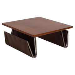 Italian coffee table with magazine rack