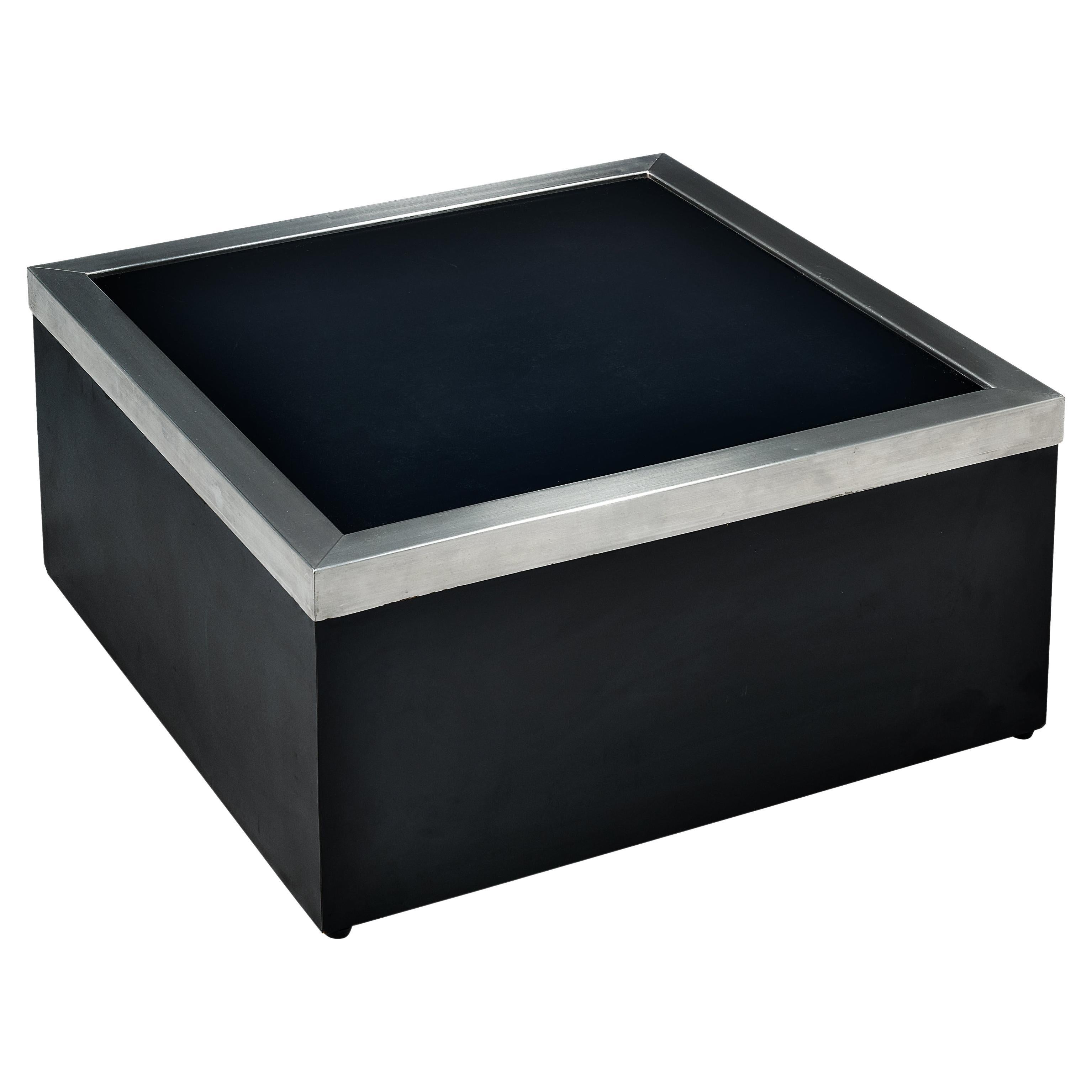 Table basse italienne avec plateau de table carré