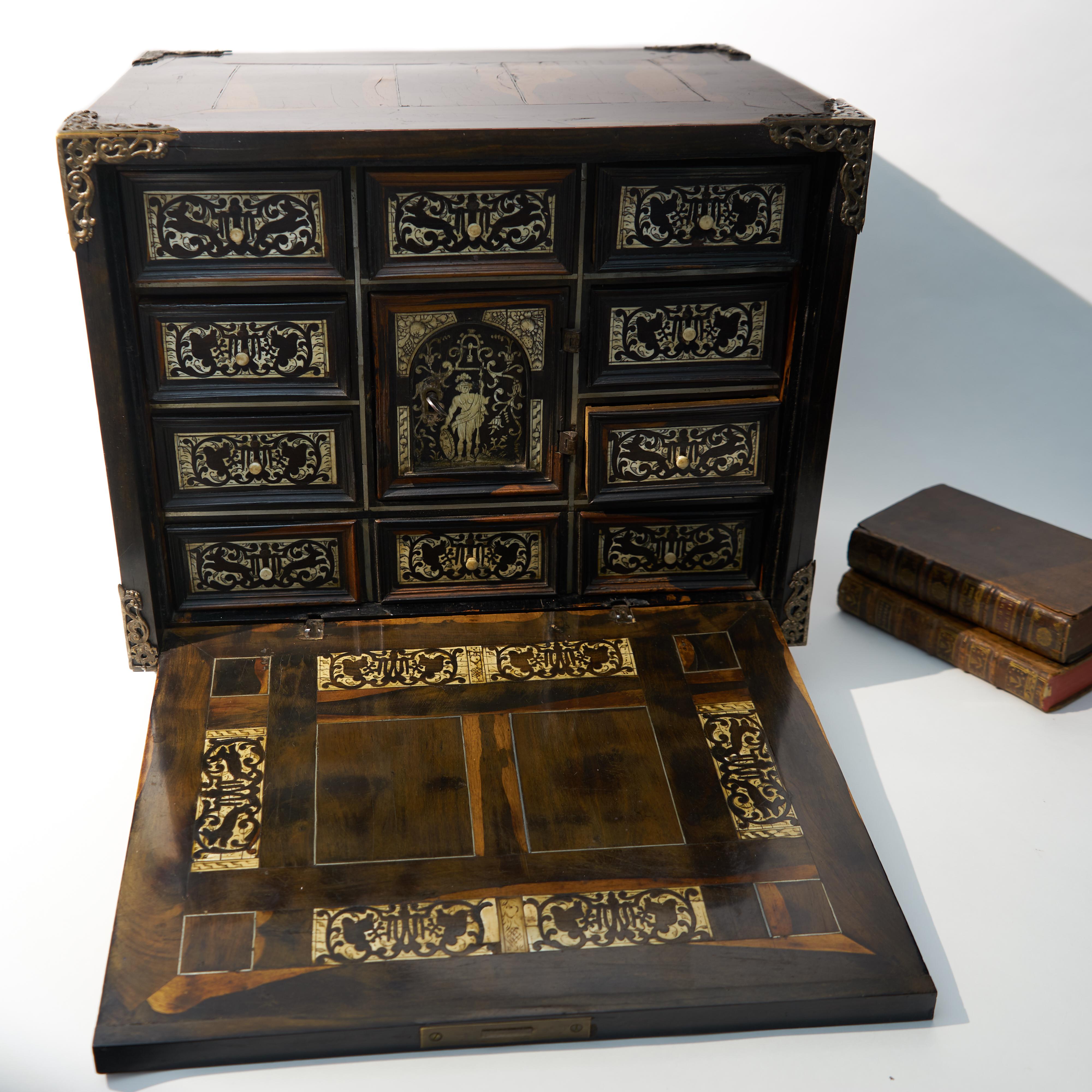 Renaissance Italian Collectors Table-Cabinet
