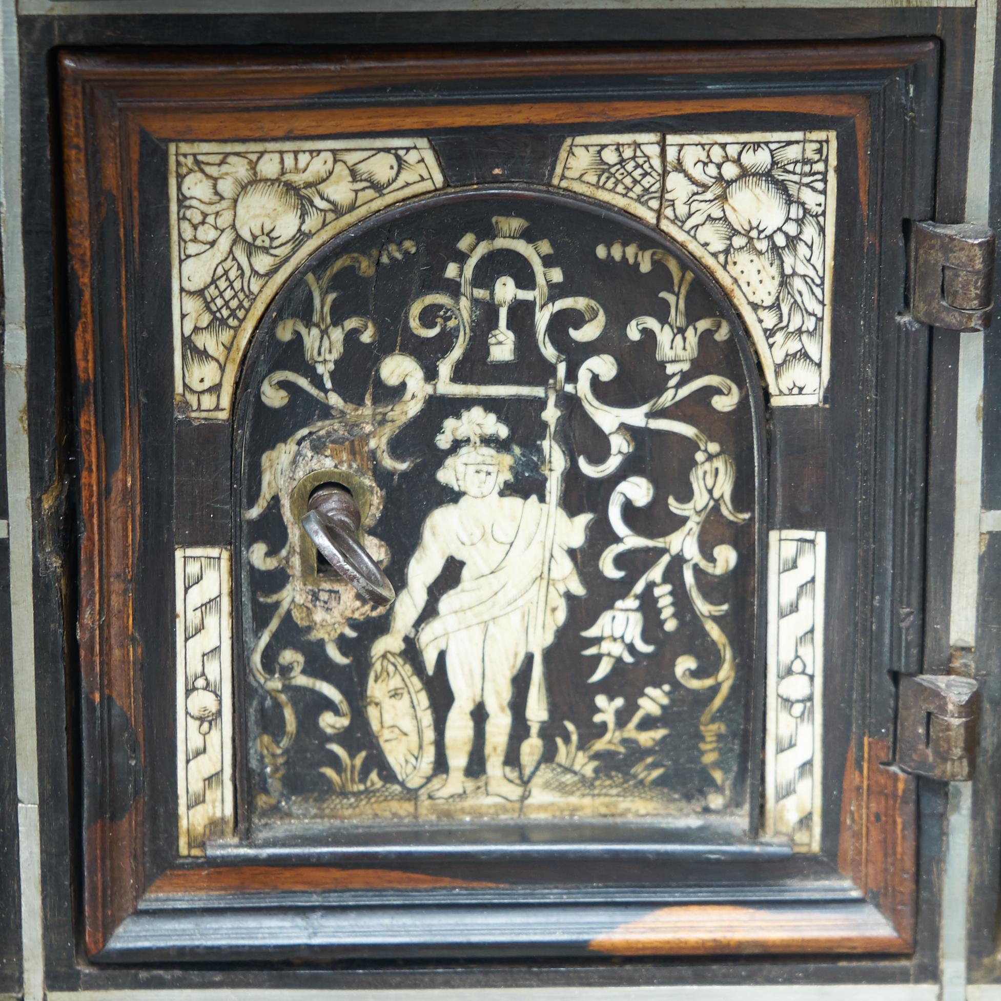 18th Century and Earlier Italian Collectors Table-Cabinet