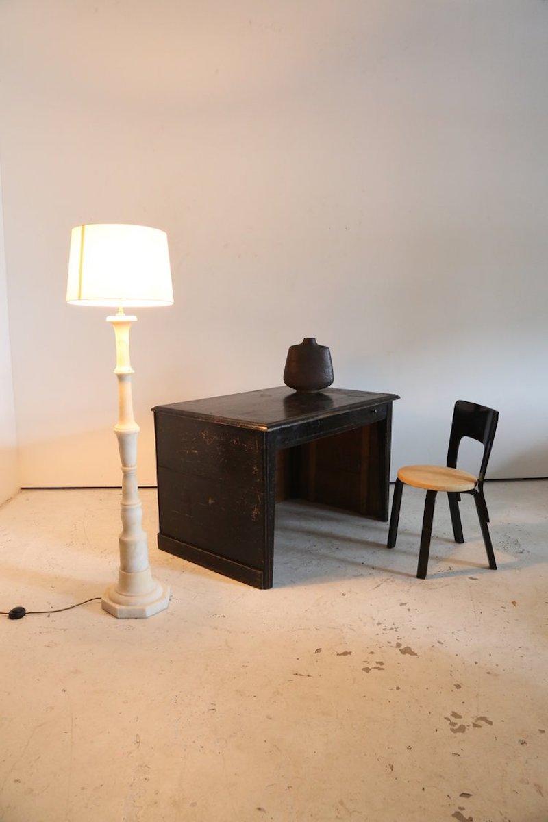 Mid-Century Modern Italian Column Floor Lamp For Sale
