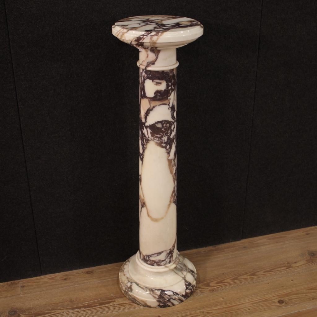 Italian Column in Marble, 20th Century For Sale 2