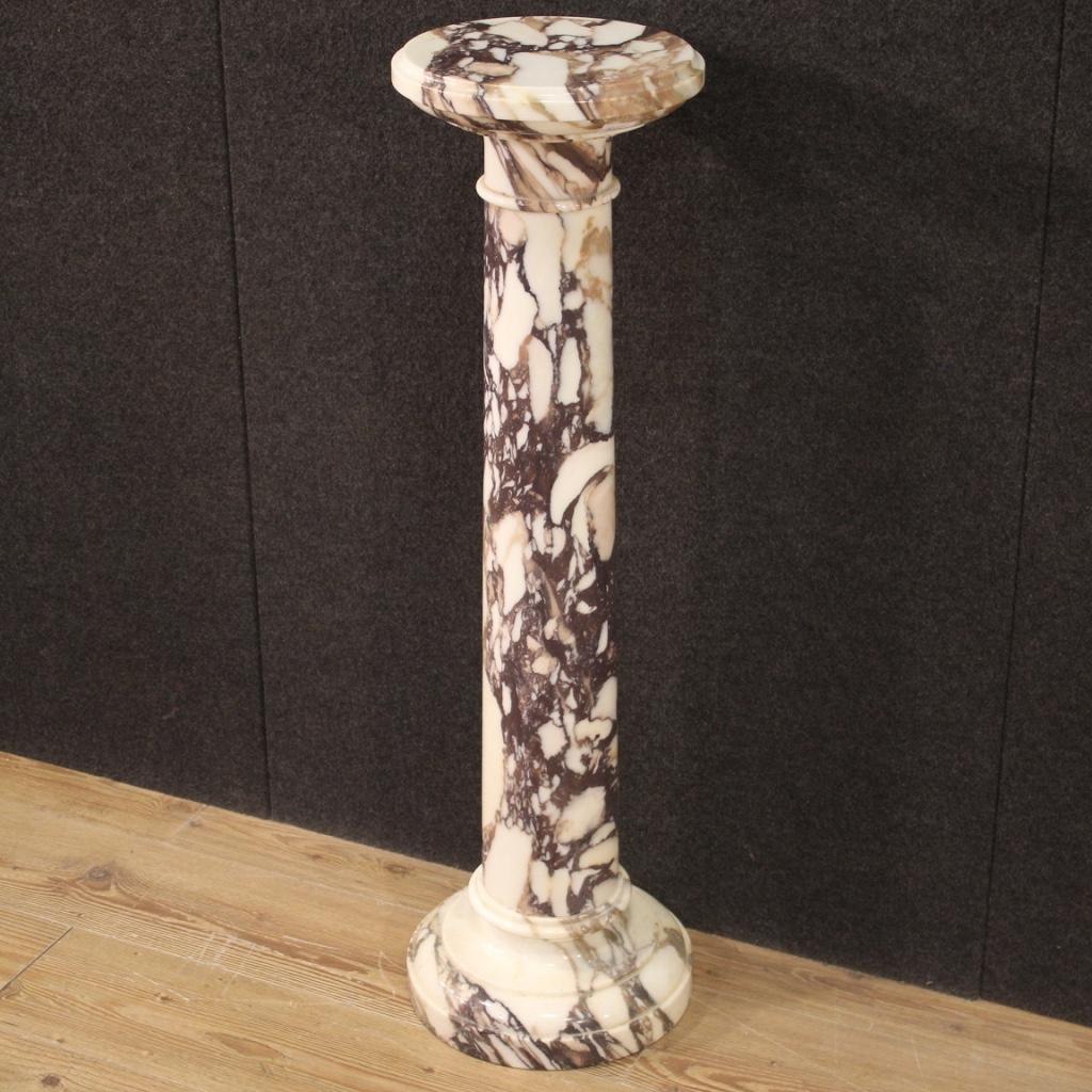 Italian Column in Marble, 20th Century For Sale 4