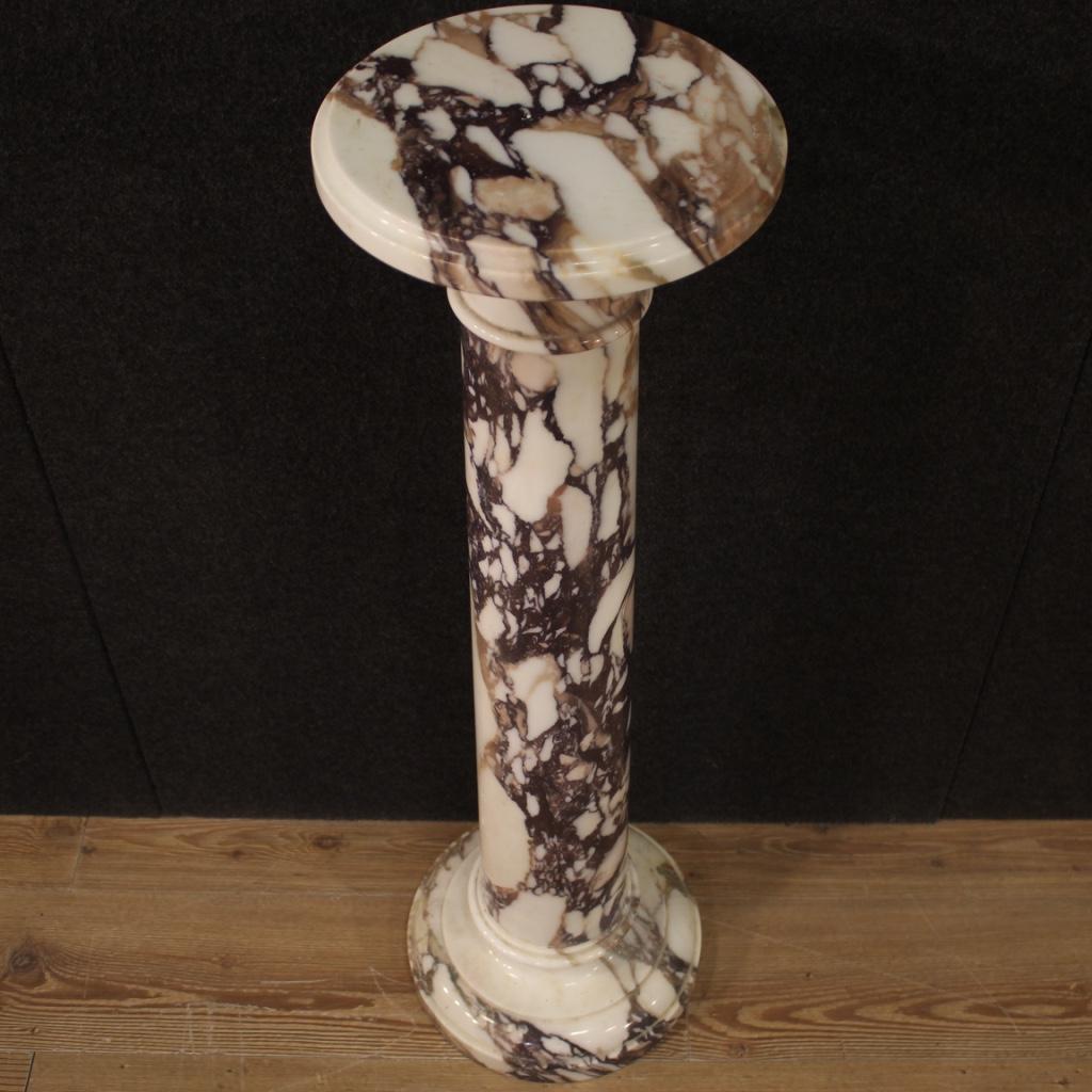 Italian Column in Marble, 20th Century For Sale 6