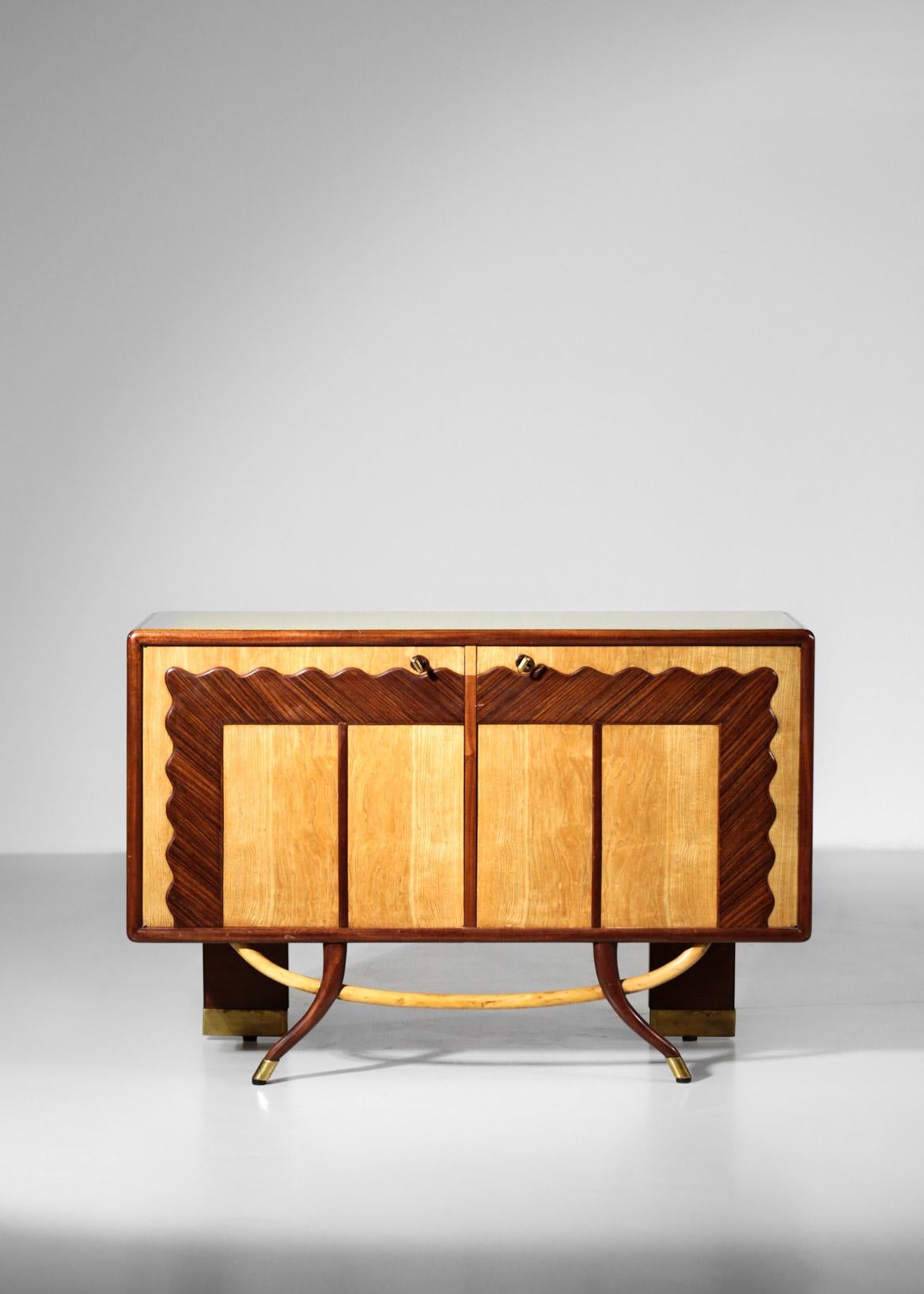 Mid-Century Modern Italian Commode in the Style of Gio Ponti, 1960s Sideboard