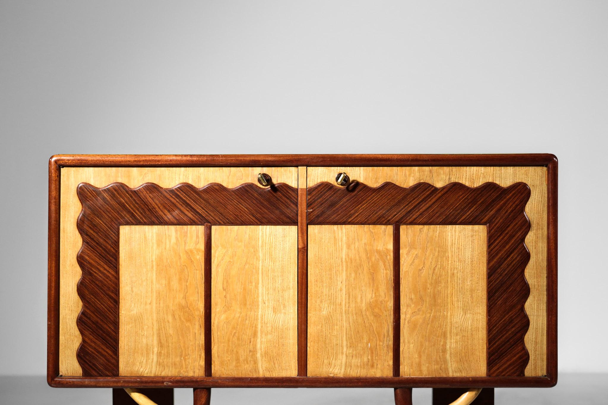 Italian Commode in the Style of Gio Ponti, 1960s Sideboard In Good Condition In Lyon, FR
