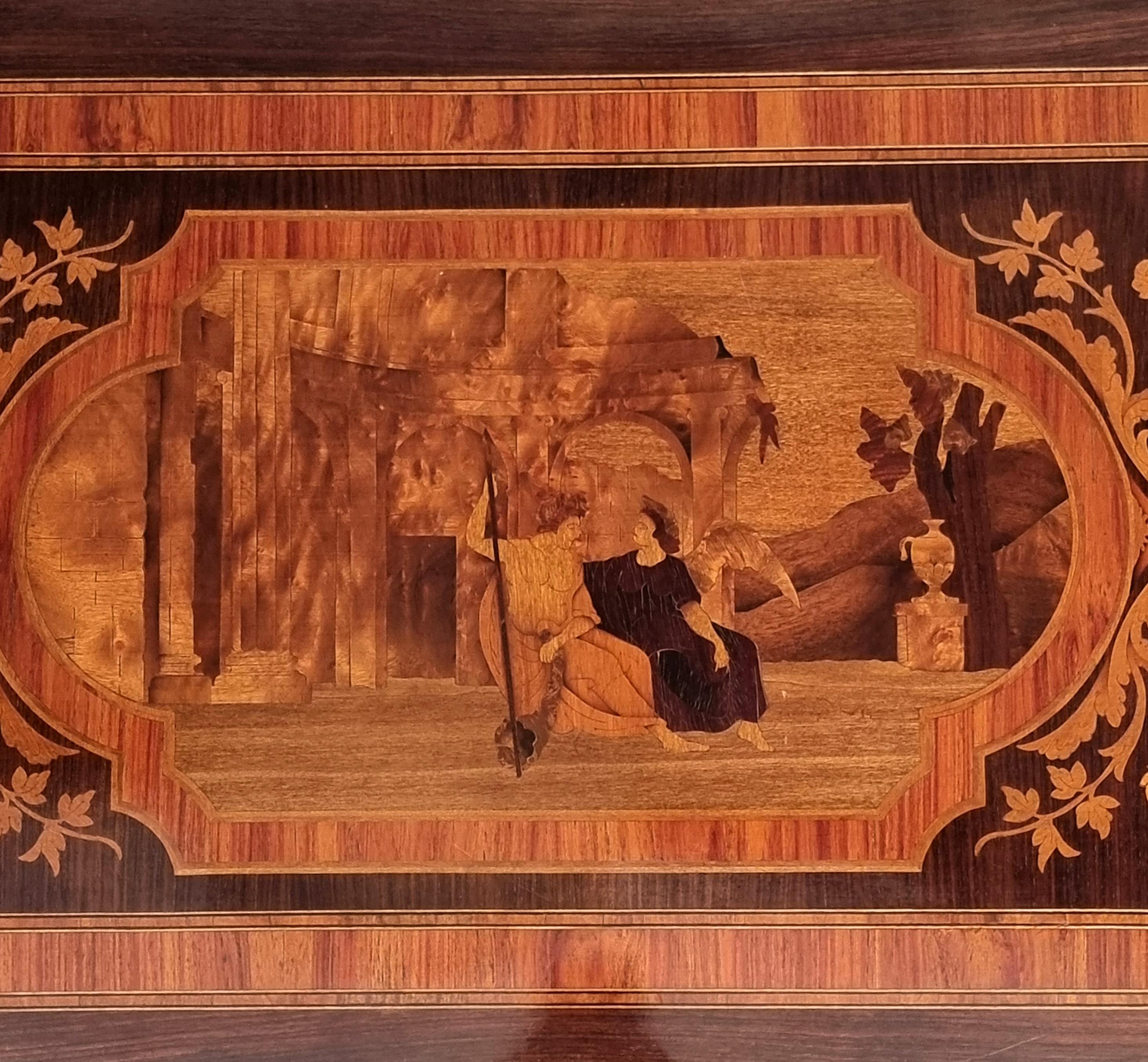 Italienische Kommode im Louis-XVI-Stil – Palisanderholz – 20. Jahrhundert im Angebot 3