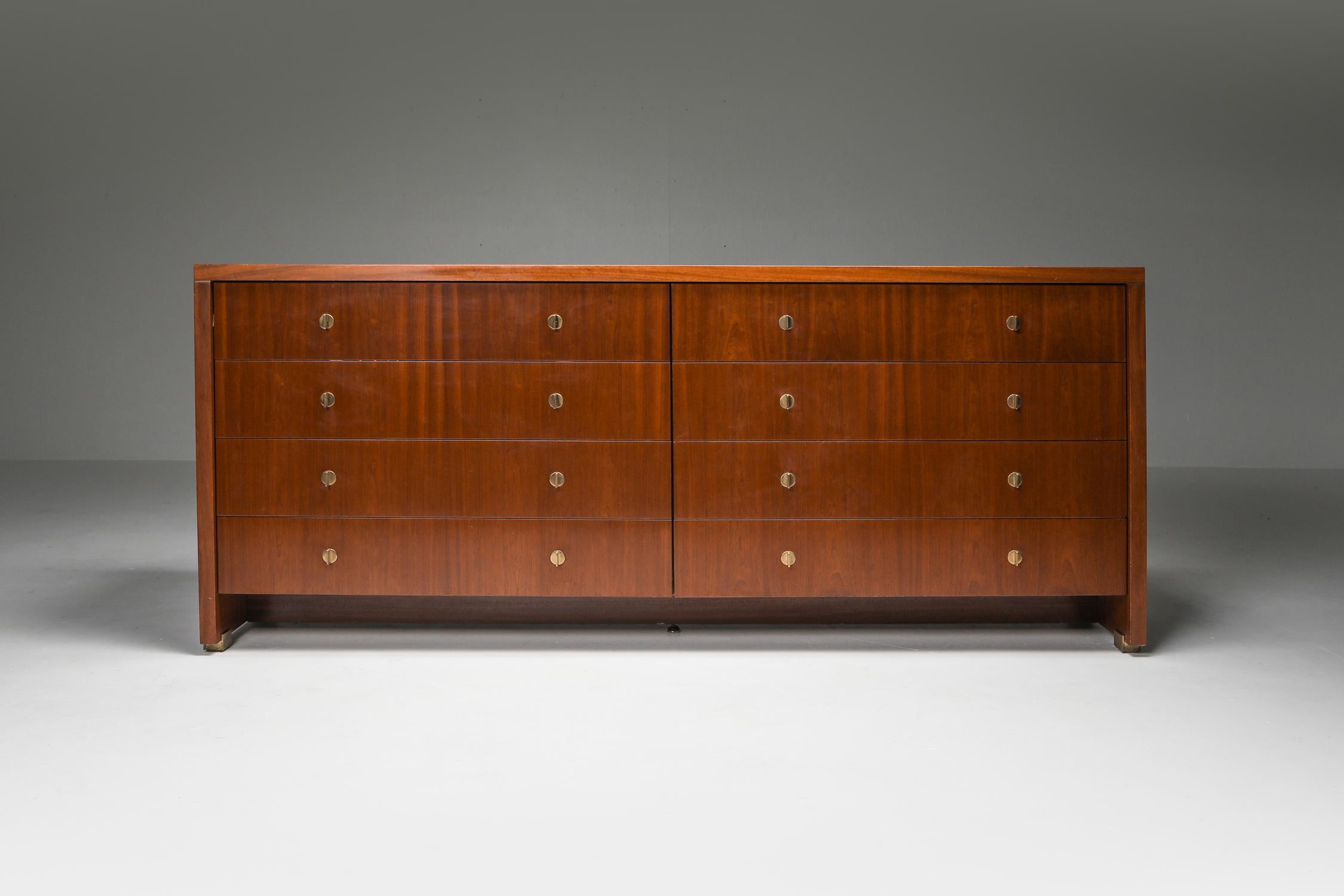Mid-20th Century Italian Commode with Drawers by Pierre Balmain