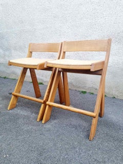 Italian Compass Counter or Bar Stools in the style of Le Corbusier, Italy 70s