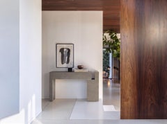 Table console italienne en béton Mogg Berlino - Dainelli Studio - Viroc gris