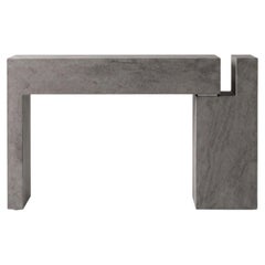 Table console italienne en béton Mogg Berlino - Dainelli Studio - Viroc gris