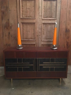 Italian Conical Glass Lamps