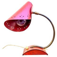 Lampada da tavolo conica italiana di Stilux Milano, Italia anni '50