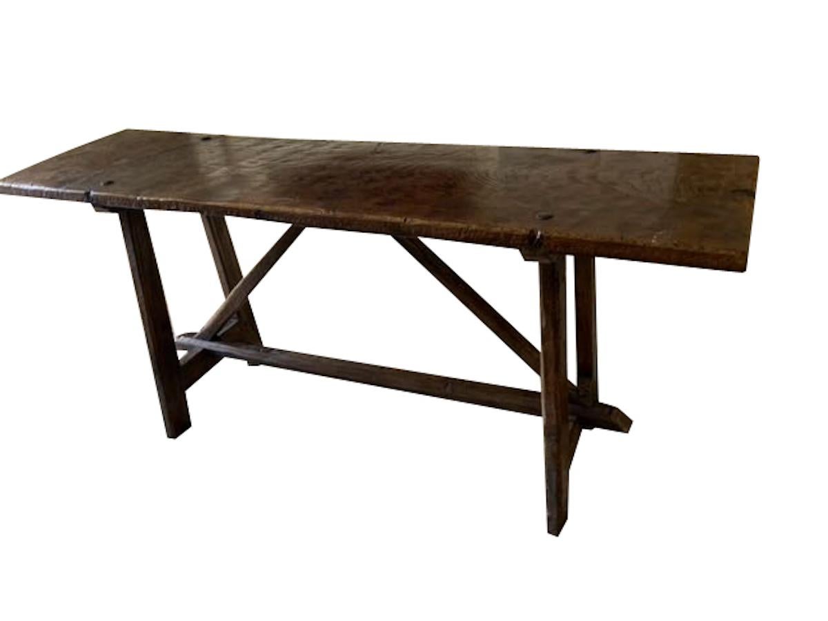 18th century Italian console
Traditional design with trestle base
Polished walnut
Beautiful natural patina.
ARRIVAL TBD
