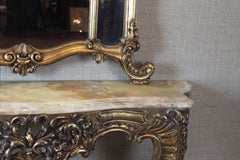 Italian Console and Mirror
