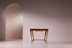 Italian Console by Palazzi dell'Arte Cantù, Mahogany-Stained Beech, 1950s