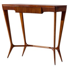Italian Console by Palazzi dell'Arte Cantù, Mahogany-Stained Beech, 1950s