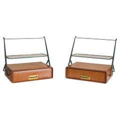 Console ou table de chevet italienne par Silvio Cavatorta, années 1950 - 2 disponibles